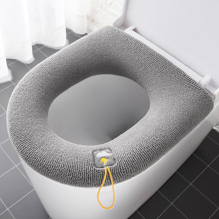 Toilet Kussen - Wasbaar - Badkamer Accessoires - O-Vorm - Bivakshop