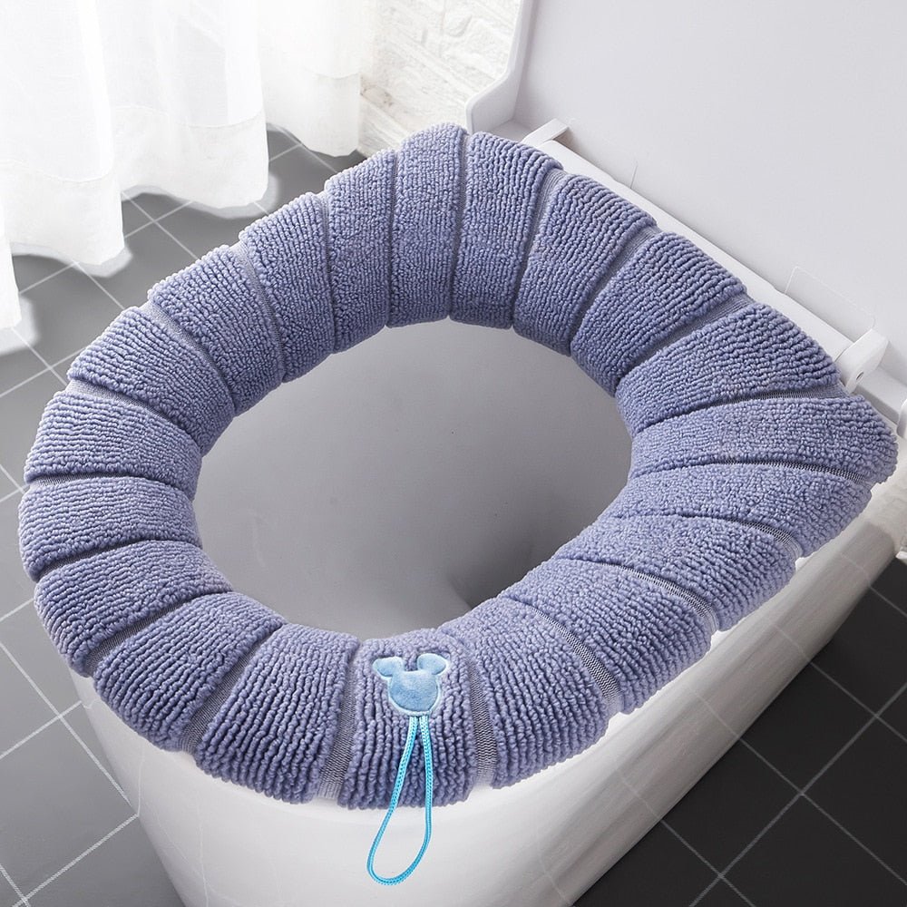 Toilet Kussen - Wasbaar - Badkamer Accessoires - O-Vorm - Bivakshop