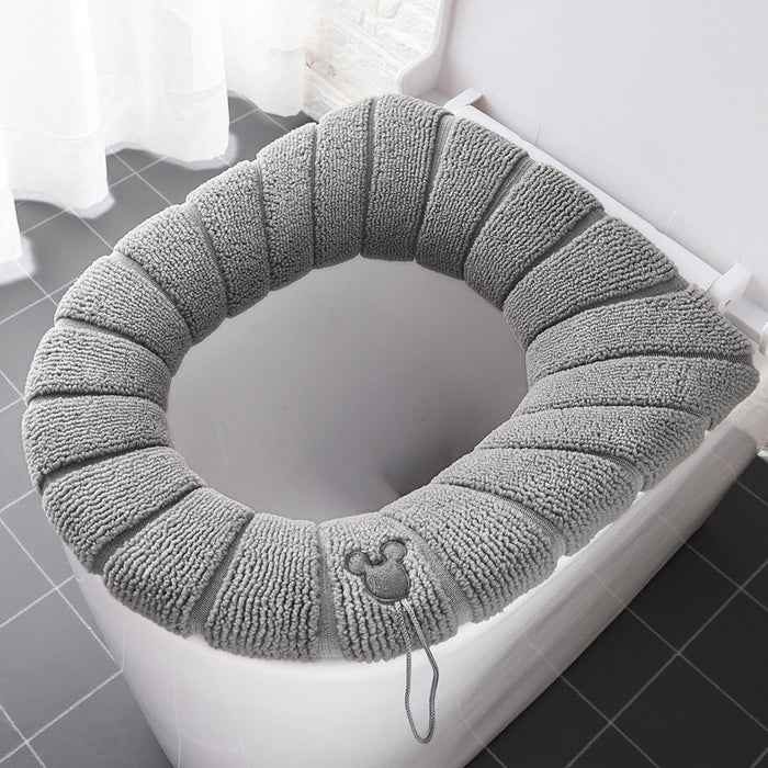 Toilet Kussen - Wasbaar - Badkamer Accessoires - O-Vorm - Bivakshop