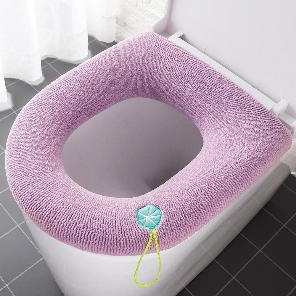 Toilet Kussen - Wasbaar - Badkamer Accessoires - O-Vorm - Bivakshop