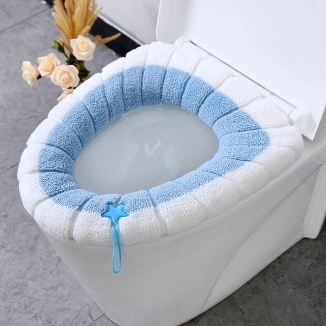 Toilet Kussen - Wasbaar - Badkamer Accessoires - O-Vorm - Bivakshop