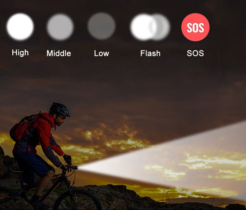 oplaadbare waterdichte outdoor zaklamp