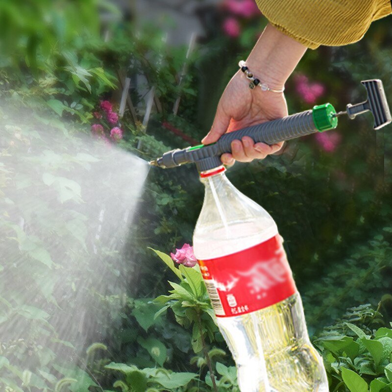 Tuinieren gieter drankfles gieter - Handmatige hogedruk sproeier voor watergeven en meer! - Bivakshop