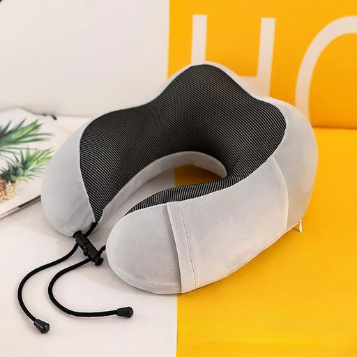 U-vormige traagschuim nekkussen - Comfortabel reiskussen - Ideaal voor vliegreizen - Bivakshop