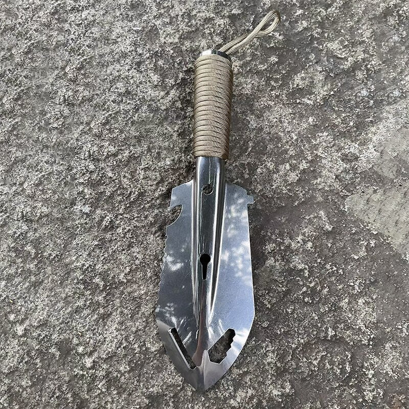 Ultieme multifunctionele camping survival schop - 7-in-1 outdoor gereedschap - Bivakshop
