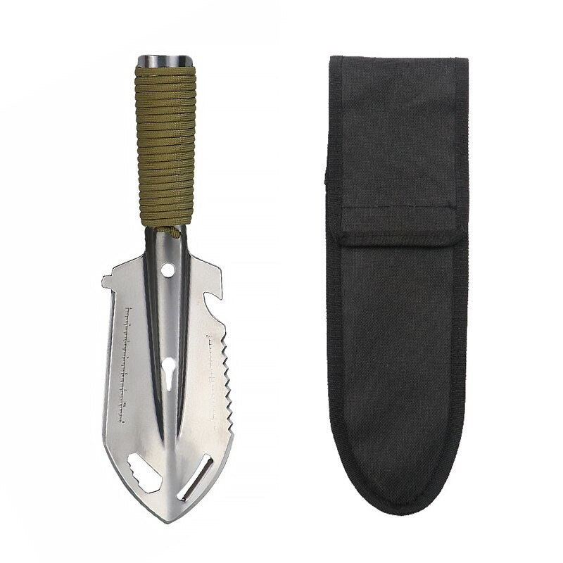 Ultieme multifunctionele camping survival schop - 7-in-1 outdoor gereedschap - Bivakshop