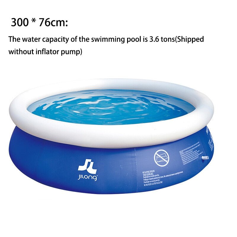Ultieme Waterpret met het 2023MAX Grote Opblaasbare Zwembad - 300x76cm! - Bivakshop