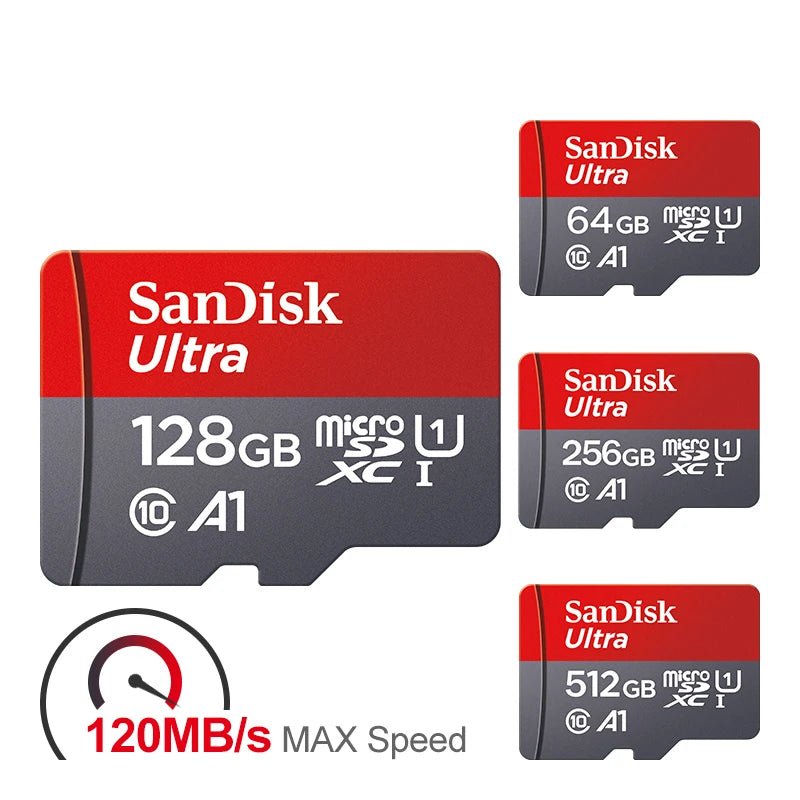 Ultra MicroSD Kaart - Hoge capaciteit van 128GB tot 512GB - Klasse 10 voor telefoon - Bivakshop