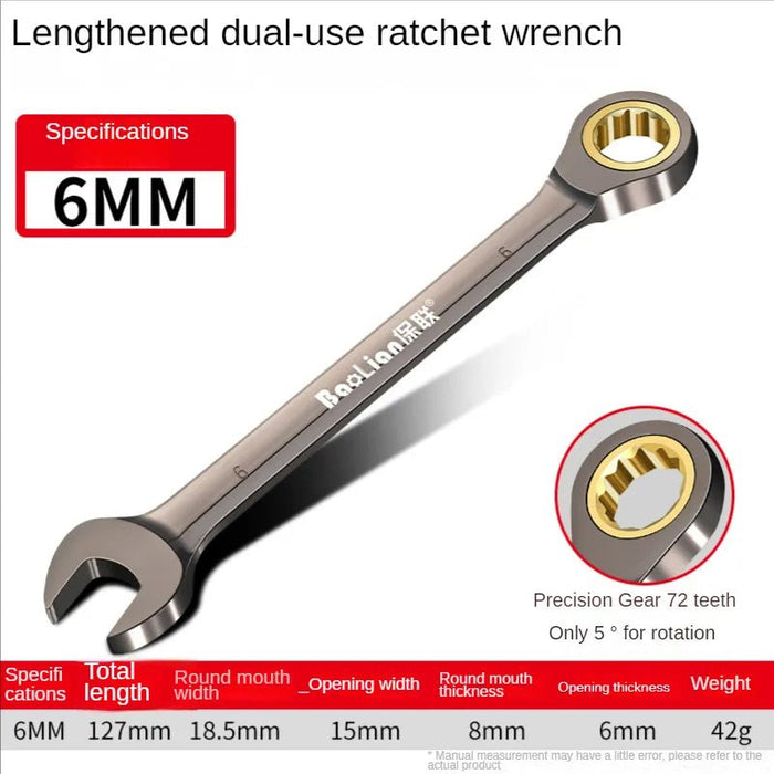 Universele torx sleutel - Verstelbare torque ratelsleutel 8-22mm - Bivakshop