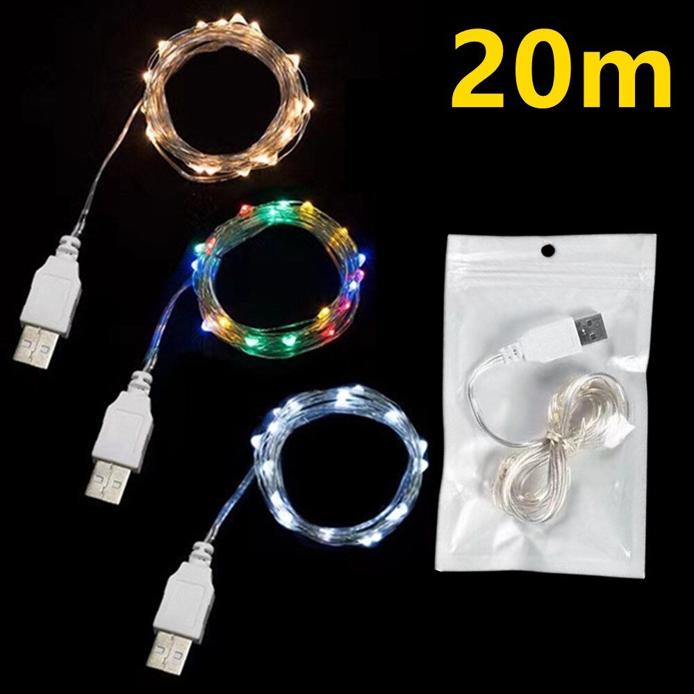 USB LED koperdraad verlichting - Sfeervolle waterdichte fairy lights - Bivakshop