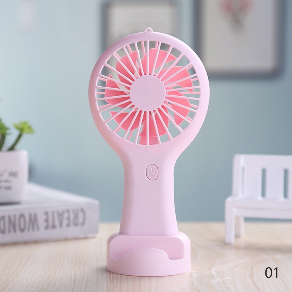 USB mini wind power draagbare ventilator - Draagbare kantoorventilator met 3 windmodi - Bivakshop