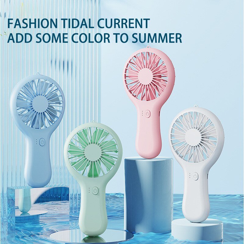 USB mini wind power draagbare ventilator - Draagbare kantoorventilator met 3 windmodi - Bivakshop
