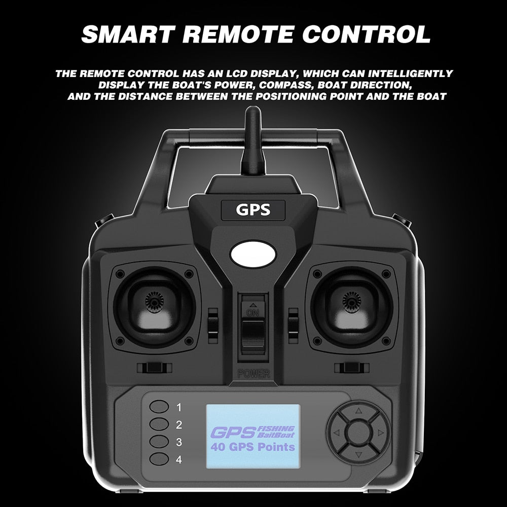 V020 GPS Visaas Boot - Afstandsbediening - Dual Motor - Automatische Cruise - 500M Bereik - Bivakshop