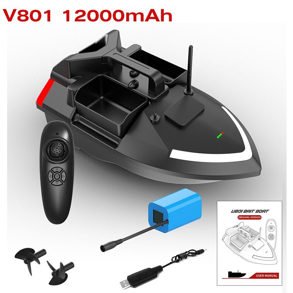 V020 GPS Visaas Boot - Afstandsbediening - Dual Motor - Automatische Cruise - 500M Bereik - Bivakshop