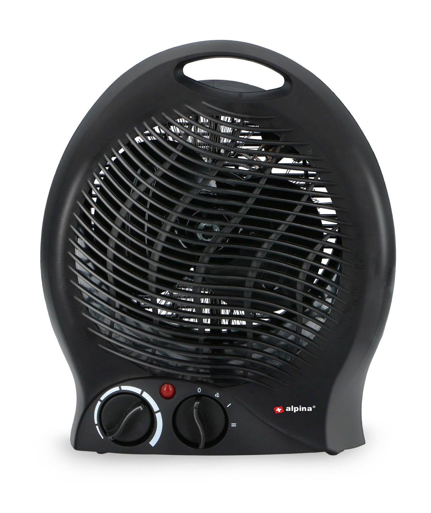 Ventilatorkachel Draagbaar 2000 Watt Zwart - Bivakshop