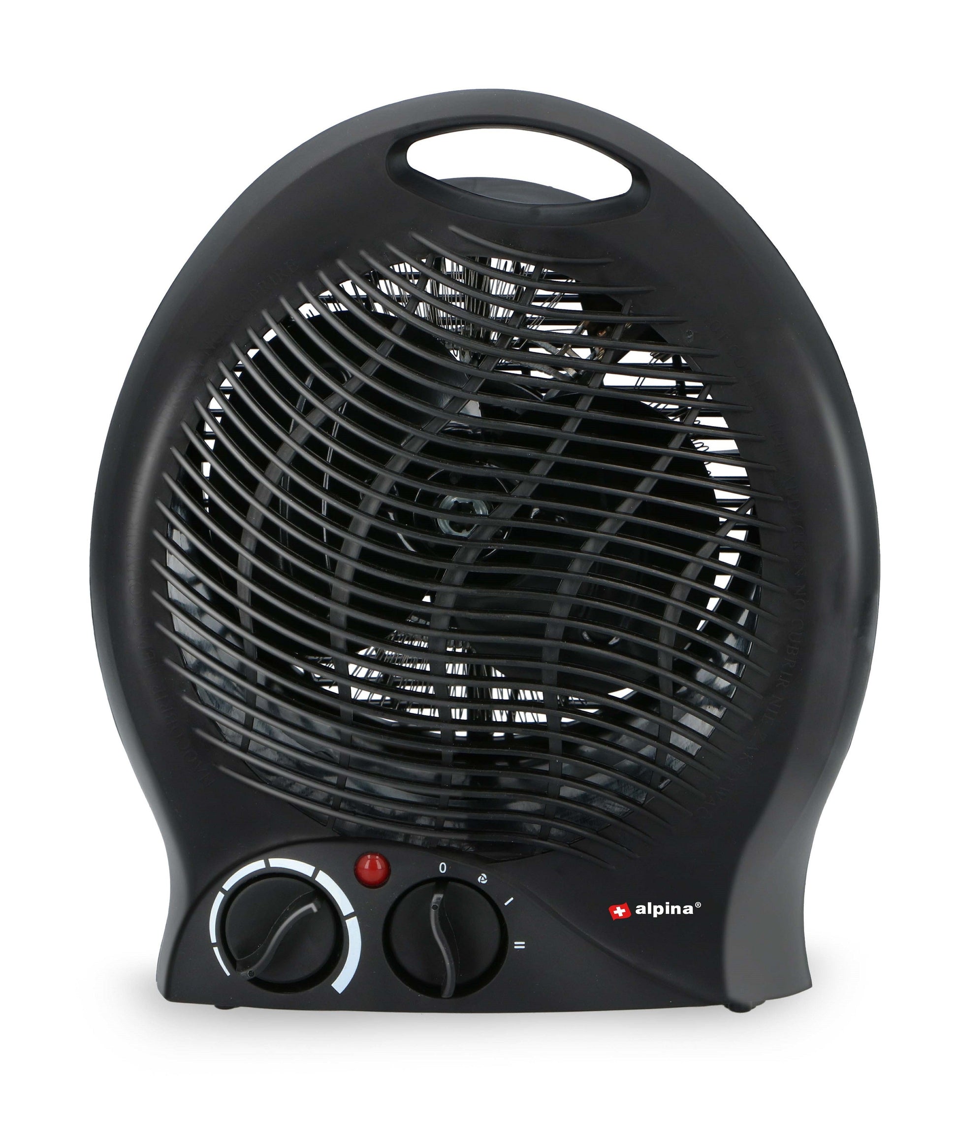 Ventilatorkachel Draagbaar 2000 Watt Zwart - Bivakshop