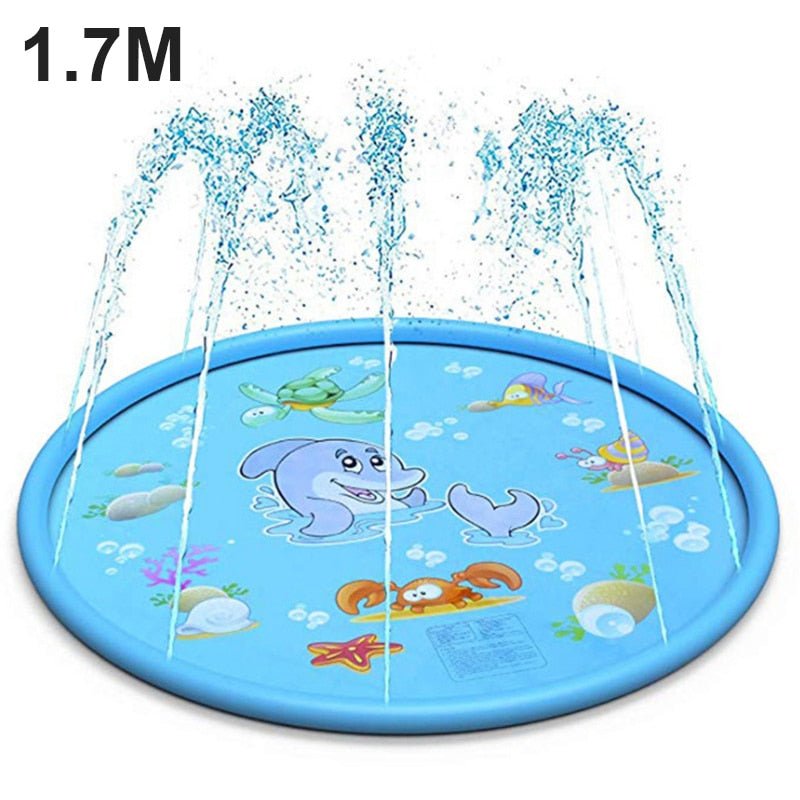 Verkoelende waterpret met de 100/170 cm kinderen watermat - Bivakshop