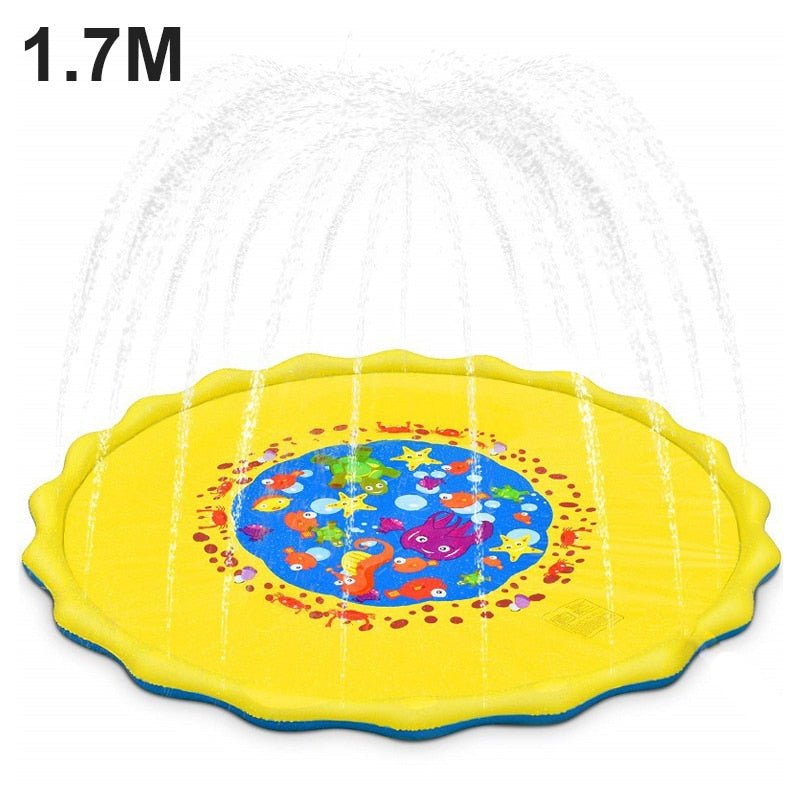 Verkoelende waterpret met de 100/170 cm kinderen watermat - Bivakshop