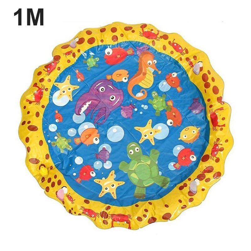 Verkoelende waterpret met de 100/170 cm kinderen watermat - Bivakshop