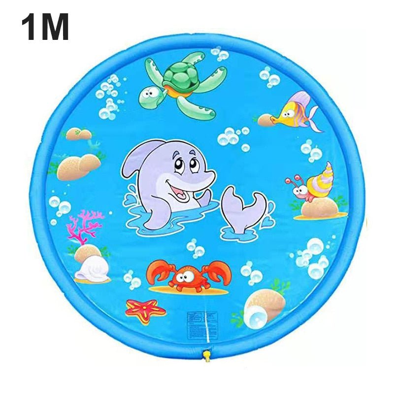 Verkoelende waterpret met de 100/170 cm kinderen watermat - Bivakshop
