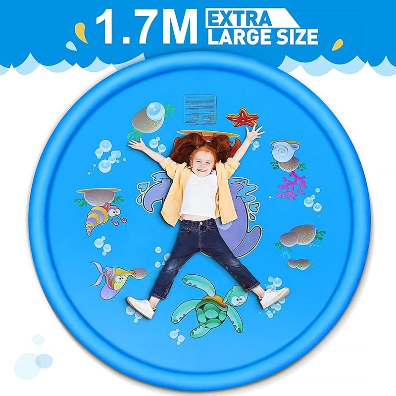 Verkoelende waterpret met de 100/170 cm kinderen watermat - Bivakshop