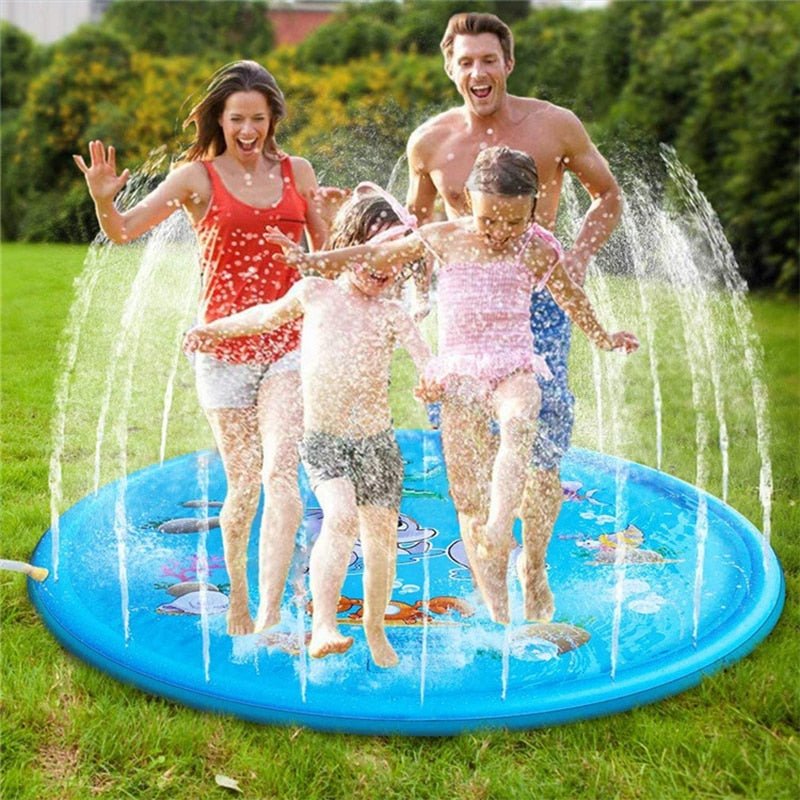Verkoelende waterpret met de 100/170 cm kinderen watermat - Bivakshop