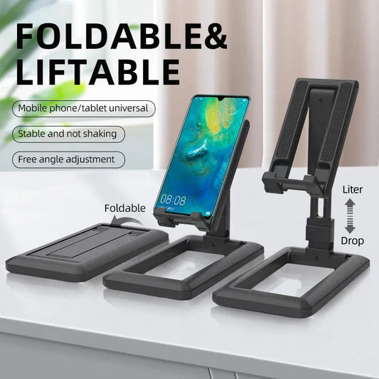 Verstelbare desktop telefoonstandaard - Opvouwbare houder voor iPad, tablet, iPhone, samsung en smartphones - Bivakshop