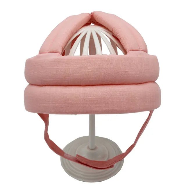 Verstelbare katoenen baby peuter helm - Hoofdbescherming - Unisex - Bivakshop