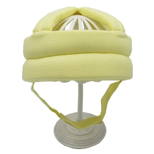 Verstelbare katoenen baby peuter helm - Hoofdbescherming - Unisex - Bivakshop