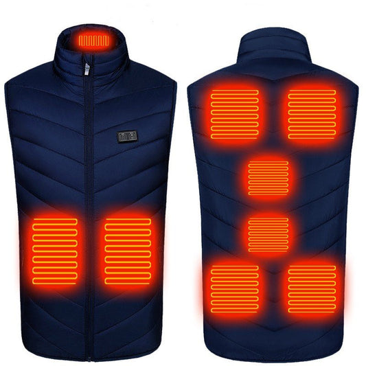 Verwarmde bodywarmer - USB - Elektrische kleding - Multi-zone - Heated vest - Bivakshop