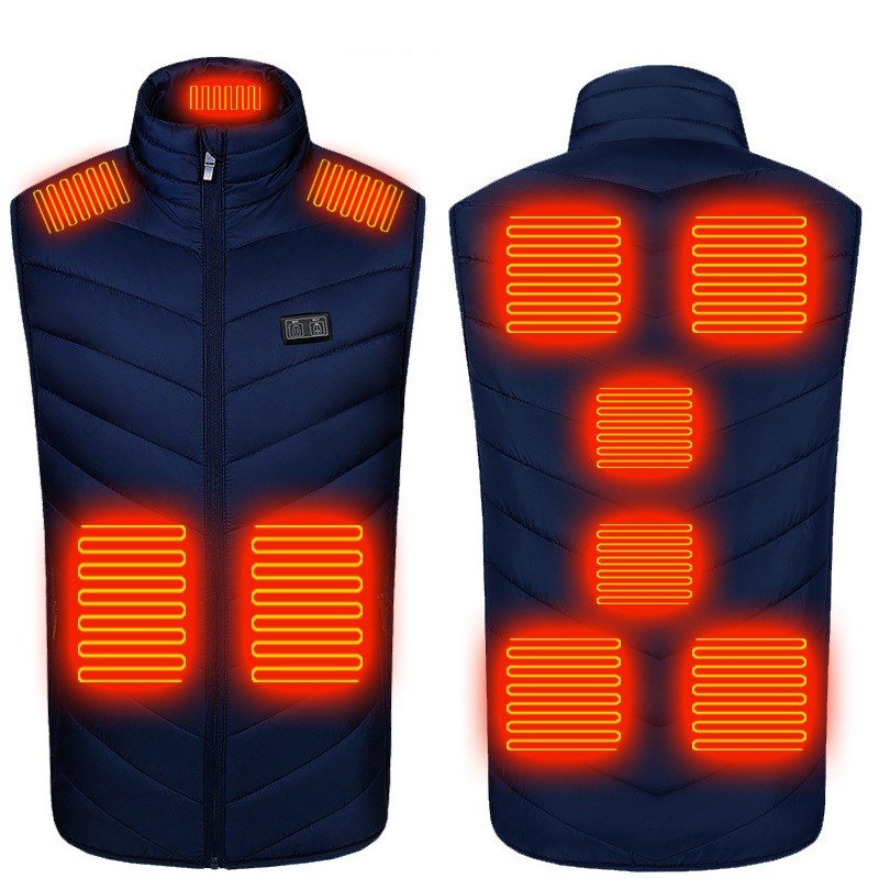Verwarmde bodywarmer - USB - Elektrische kleding - Multi-zone - Heated vest - Bivakshop