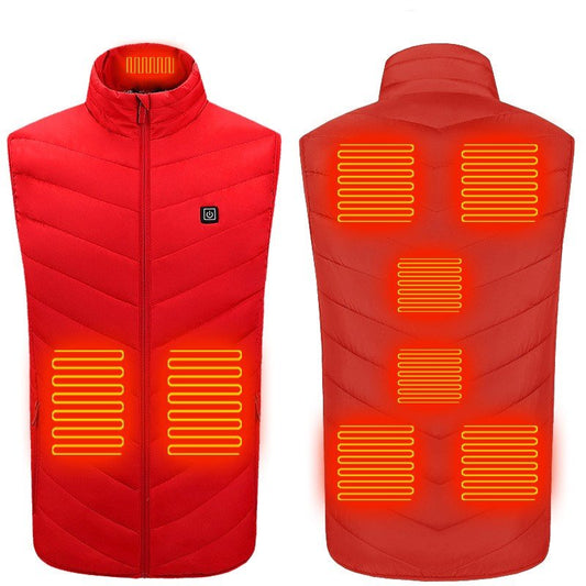 Verwarmde bodywarmer - USB - Elektrische kleding - Multi-zone - Heated vest - Bivakshop