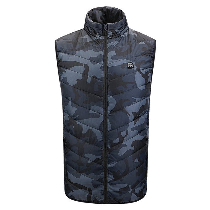 Verwarmde bodywarmer - USB - Elektrische kleding - Multi-zone - Heated vest - Bivakshop
