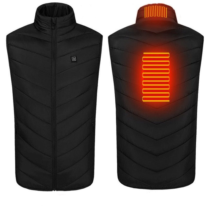 Verwarmde bodywarmer - USB - Elektrische kleding - Multi-zone - Heated vest - Bivakshop