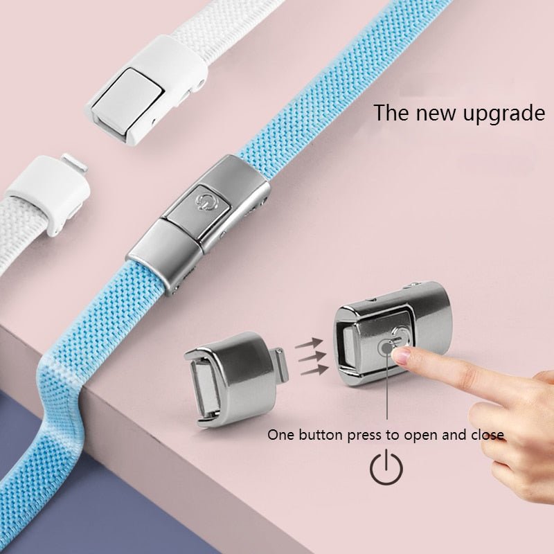 Veters zonder strikken - Druk lock schoenveters - Elastisch en gemakkelijk te gebruiken - Bivakshop
