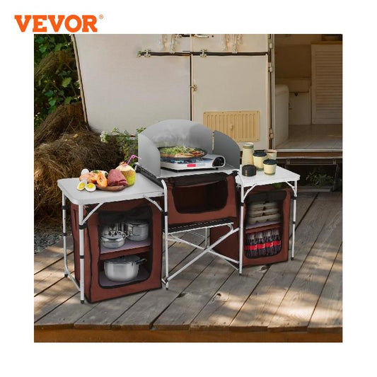 VEVOR Camping outdoor keuken - Tafel kast opvouwbaar - Bivakshop