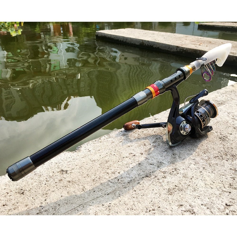 Vishengel - Ghotda vishengel 1.8-3.6M telescopische hengel - Bivakshop