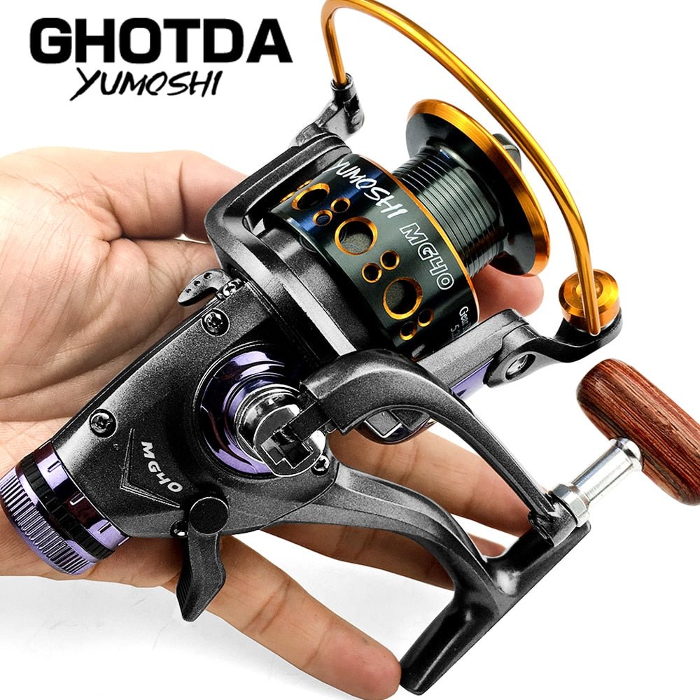 Vismolen - GHOTDA - Dubbele Rem Reel - 11 kogellagers - Bivakshop
