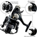 Vismolen - GHOTDA molen - 3000 t/m 6000 series - Dubbele rem reel - Bivakshop
