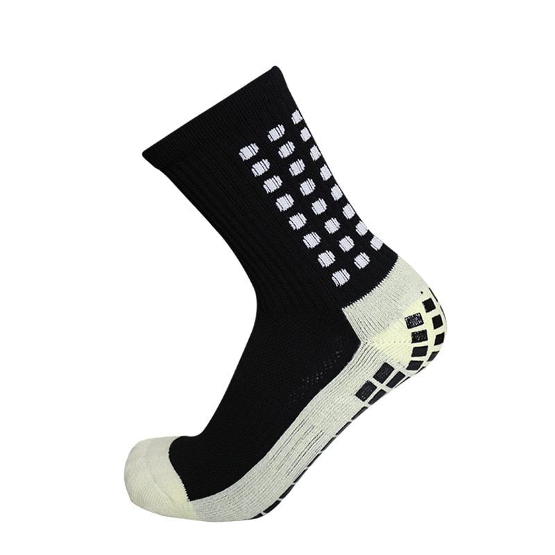 Voetbal sokken - Anti slip - Maat 38-46 - Unisex - Katoen - Bivakshop