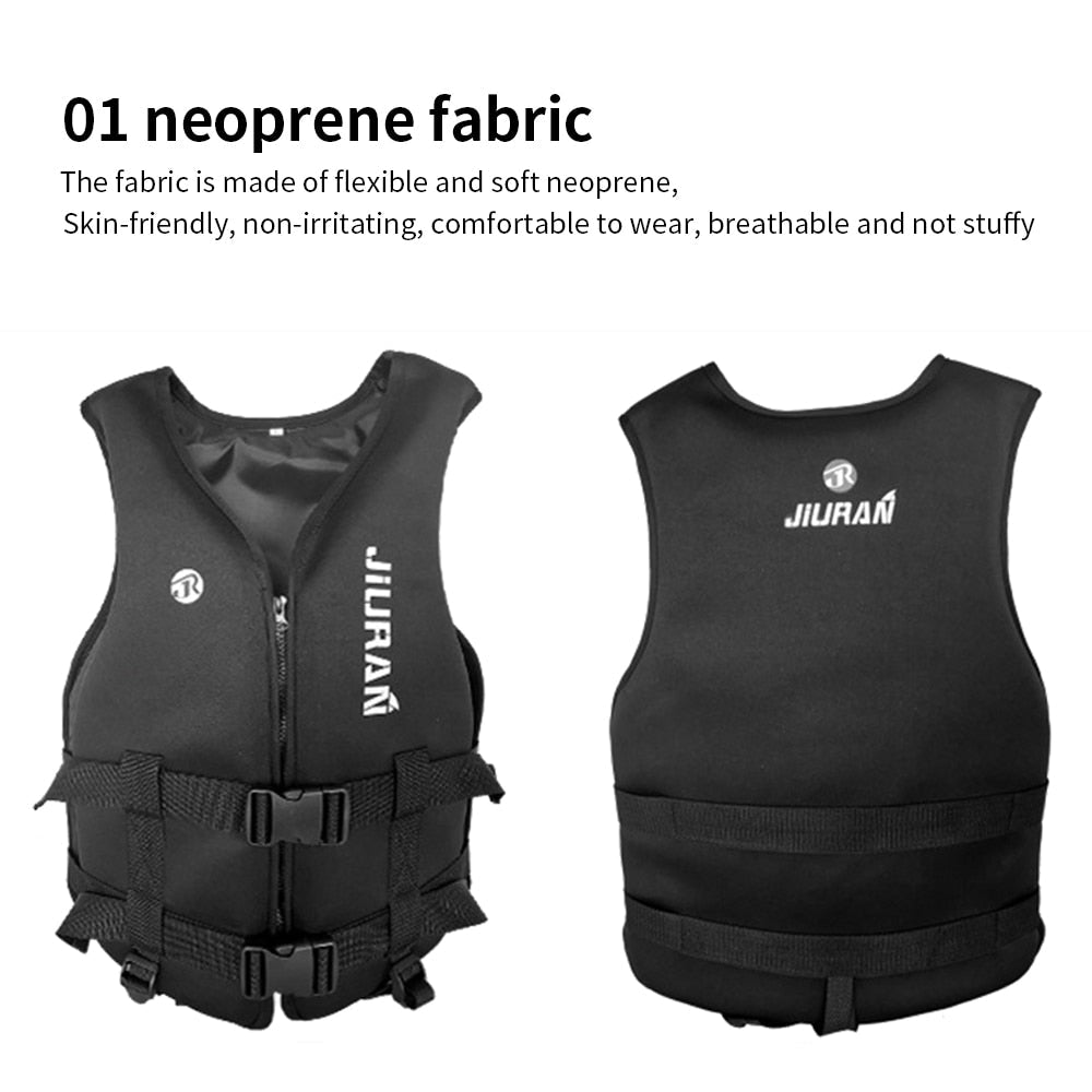 Volwassenen Reddingsvest - Neopreen - Veiligheid Zwemvest - Kajakken Varen Zwemmen - Bivakshop