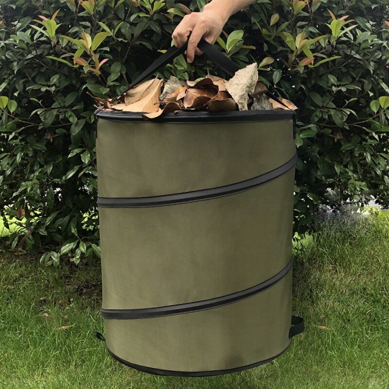 Vuilniszak draagbare opvouwbare pop-up vuilnisbak - Ideaal voor camping - 10 liter - Bivakshop