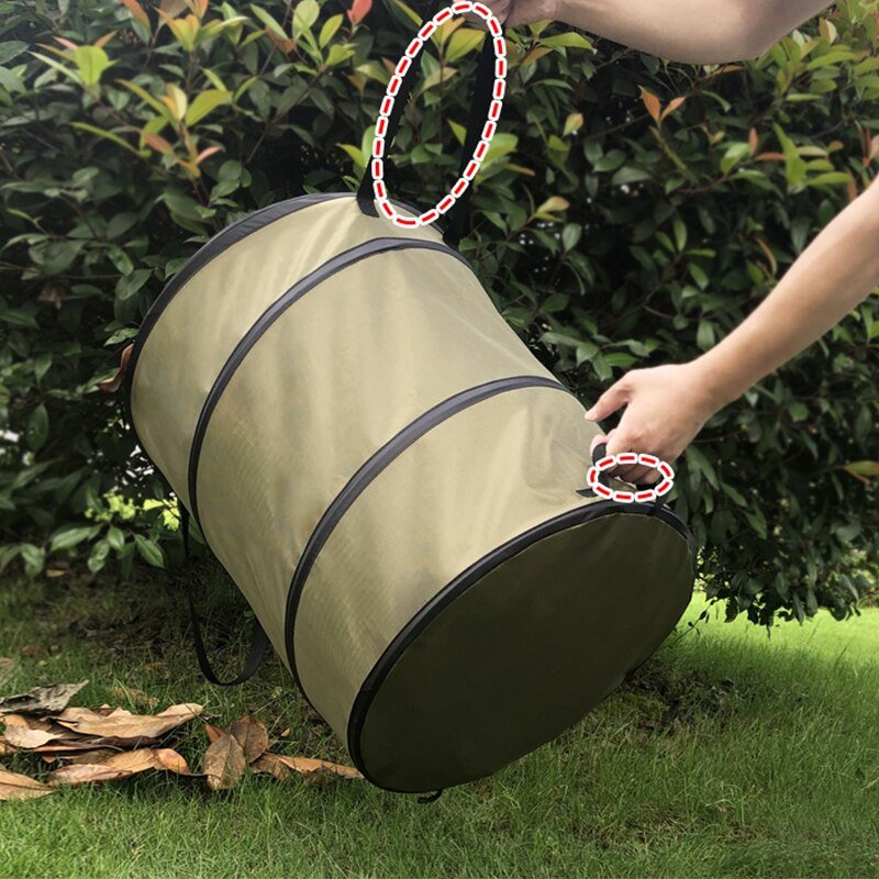 Vuilniszak draagbare opvouwbare pop-up vuilnisbak - Ideaal voor camping - 10 liter - Bivakshop