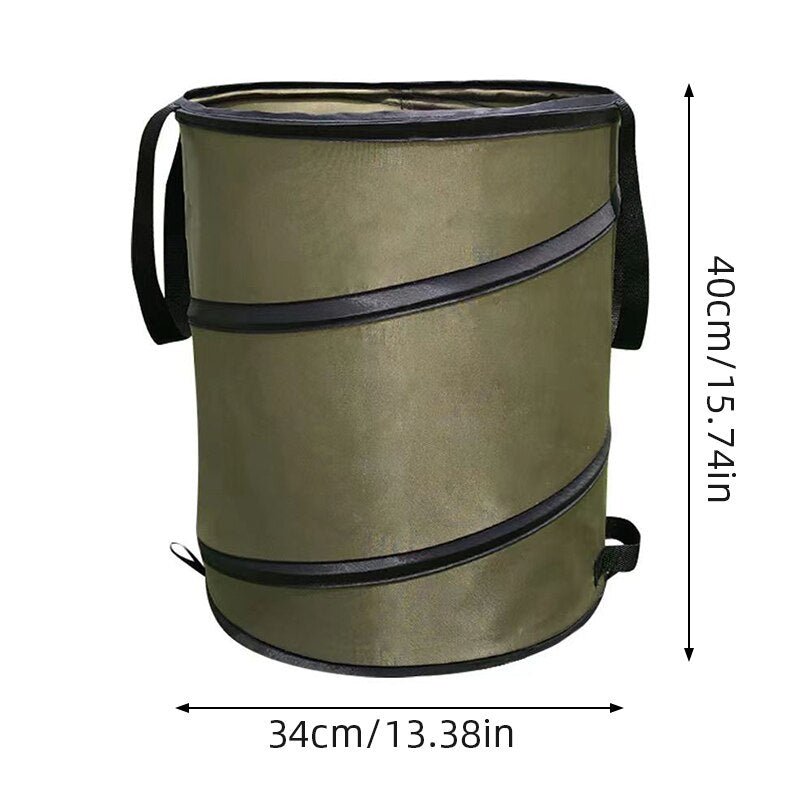 Vuilniszak draagbare opvouwbare pop-up vuilnisbak - Ideaal voor camping - 10 liter - Bivakshop