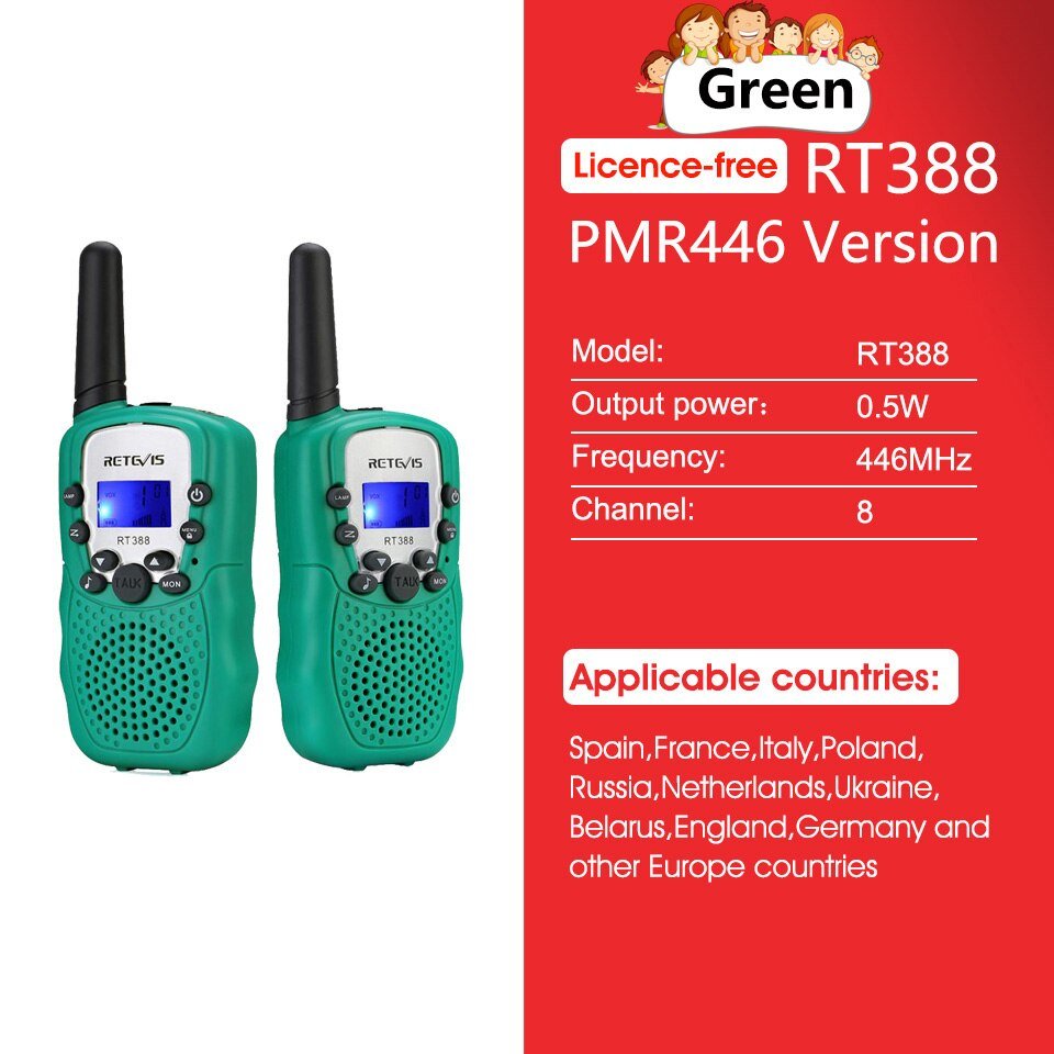 Walkie Talkie Kinderen 2 Stuks - Veilig en leuk cadeau voor jongens en meisjes - Bivakshop