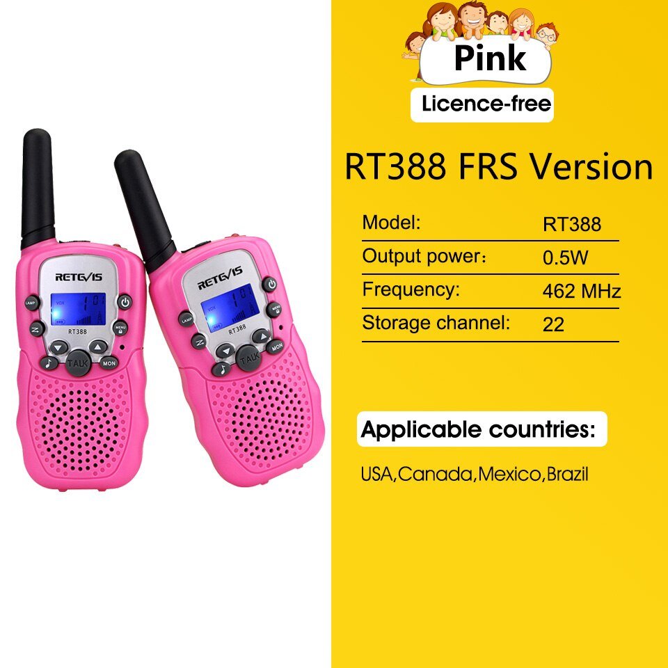 Walkie Talkie Kinderen 2 Stuks - Veilig en leuk cadeau voor jongens en meisjes - Bivakshop
