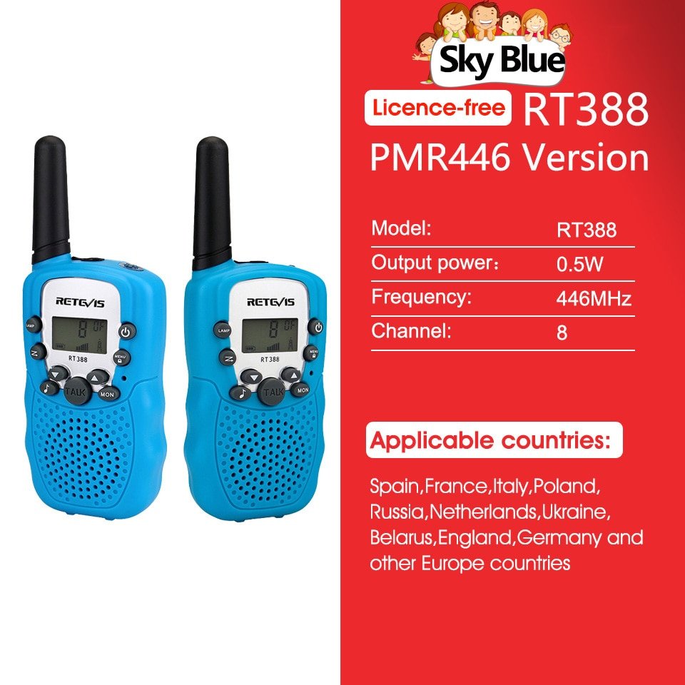 Walkie Talkie Kinderen 2 Stuks - Veilig en leuk cadeau voor jongens en meisjes - Bivakshop