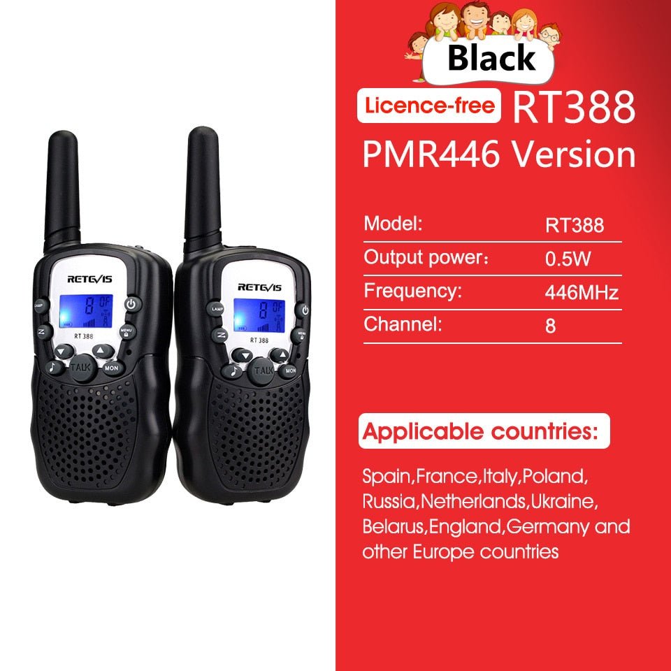 Walkie Talkie Kinderen 2 Stuks - Veilig en leuk cadeau voor jongens en meisjes - Bivakshop