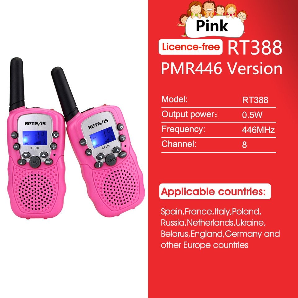Walkie Talkie Kinderen 2 Stuks - Veilig en leuk cadeau voor jongens en meisjes - Bivakshop