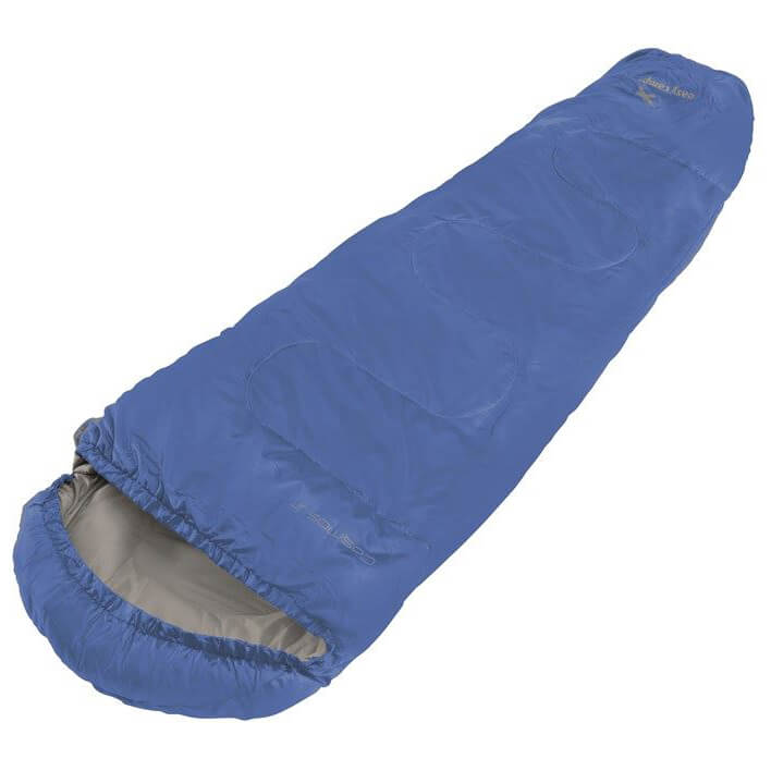Warme blauwe kinderslaapzak in mummymodel - Ideaal voor avontuurlijke nachten - Bivakshop